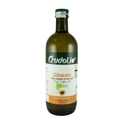 Ulei de Floarea Soarelui Bio, Crudolio, 1000 ml