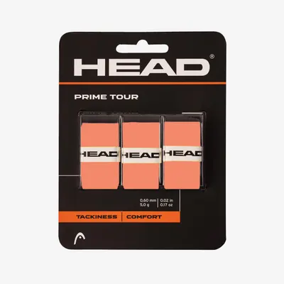 Blister 3 Uds. Overgrip Head Prime Tour Salmón