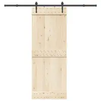 Gossi set feronerie pentru usi glisante, negru, 213,5 cm, otel