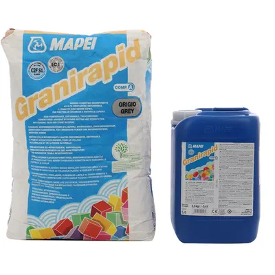 Granirapid Adeziv bicomponent pe baza de ciment si polimer lichid pentru incalzire in pardoseala