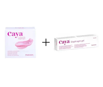 Kit contraceptiv Caya – diafragmă + gel 60g