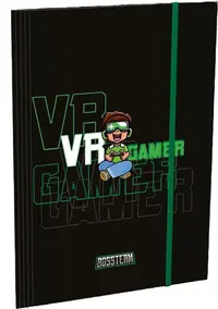 Dosar cu bandă elastică Lizzy Card Bossteam VR Gamer - A4