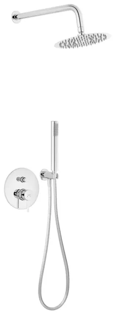 Set de dus incastrat cu 2 functii, crom lucios, Ferro Ciriculus