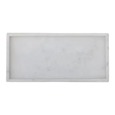 Tavă decorativă din marmură 18x38 cm Majsa – Bloomingville