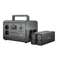 Statie portabila de energie modulara Rallye 1200, 648Wh, 1200W, cu 2 acumulatori interschimbabili