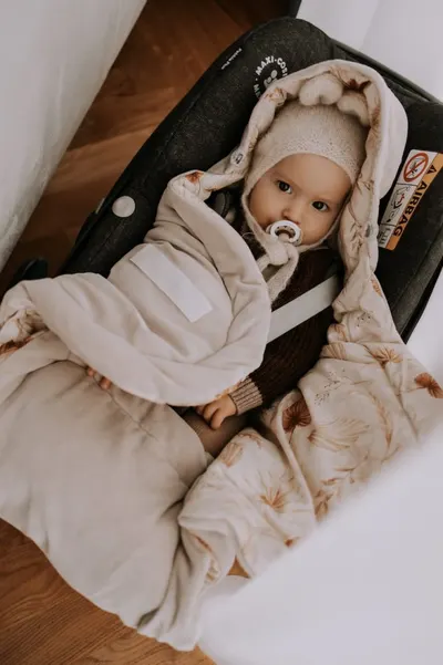 Paturica universala pentru scoica auto bumbaccatifea Boho Sand Sleepee 3 tog