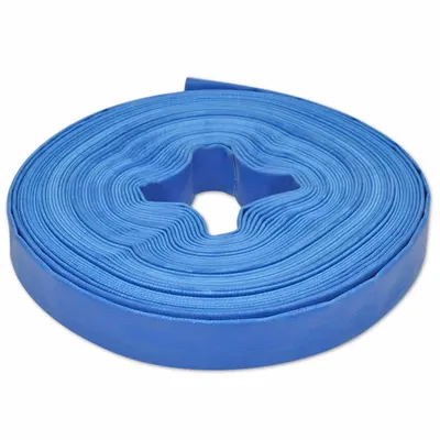 vidaXL Furtun plat, 25 m 1" PVC, livrare apă