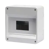 Enclosure Pre-Arranged Fpr Terminal Block - With Door - Walls With Perforation Center - 8 Module - Ip40