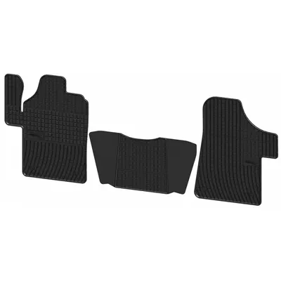 Set covorase auto din cauciuc Mercedes Vito 2 3Loc 2003-2014 Viano 2 3Loc 2003-2014, presuri FROGUM, negre, 3 buc.