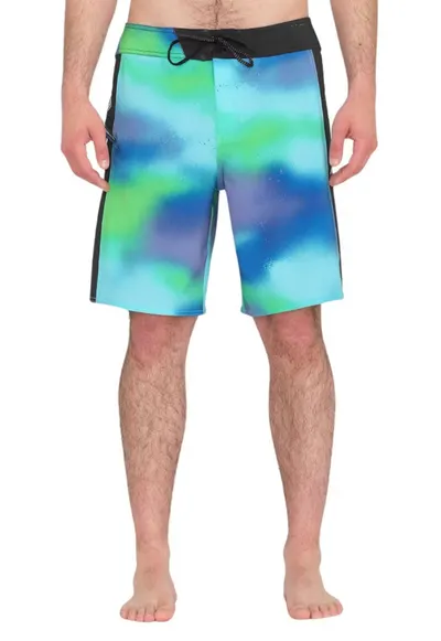 Pantaloni scurti de baie cu banda contrastanta in talie