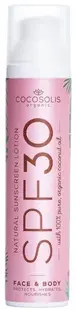 Cocosolis Sunscreen Loţiune naturală cu protecţie solară, SPF30, 100 g