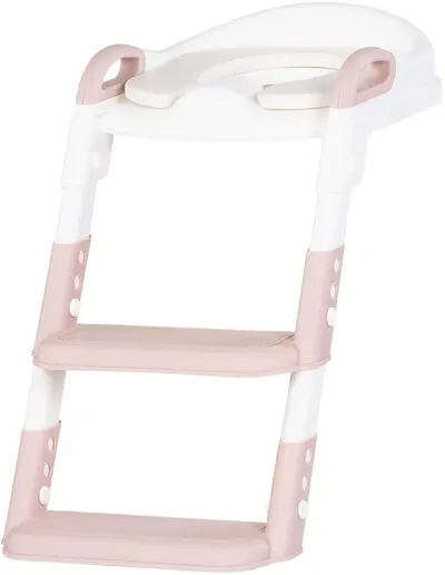 Scaun de toaletă cu trepte - Kiddy, roz