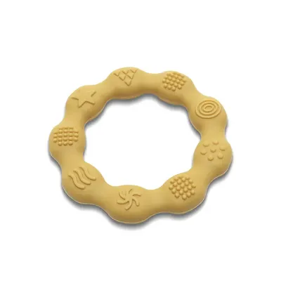 Jucarie pentru dentitie bebelusi Lorelli Baby Care Inel Yellow