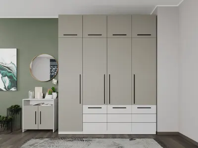 Dulap Inalt Casmir / Alb 2m Soares