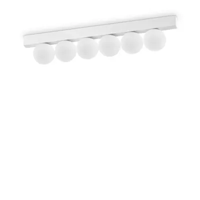 Lampa cu montaj pe tavan Ping pong pl6 Alb