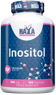 Inositol, 500 mg, 100 capsule, Haya Labs