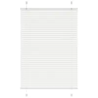vidaXL Jaluzea plisată alb 90x150 cm Lățime țesătură 89,4cm poliester