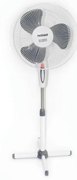 Ventilator Perfect - FM-3212, 3 viteze, 41 cm, alb/gri
