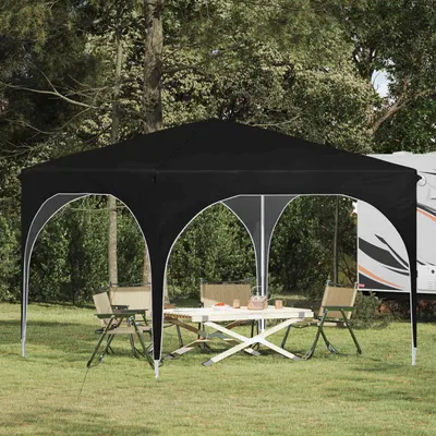 vidaXL Cort de Petrecere Pop-up 290 x 290 x 245 cm Negru
