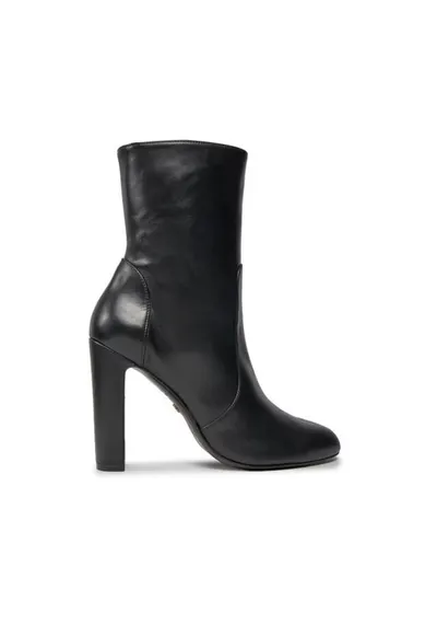 Ghete dama 303219574 - Piele naturala - Negru - Negru