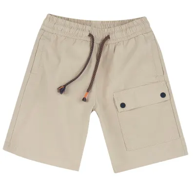 Pantaloni scurti copii Chicco, bej cu model, 02114-70MC