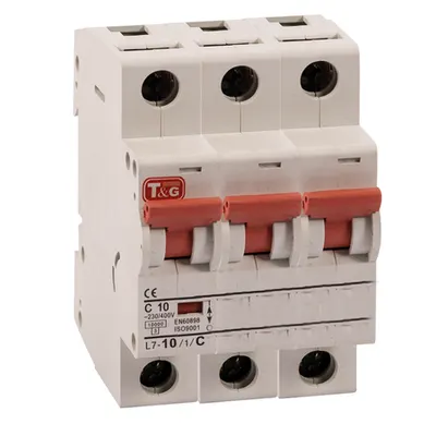 Intrerupator Automat 20A Tripolar Red Line
