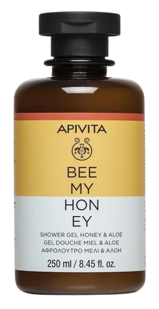Apivita Gel de dus cu miere si aloe Bee My Honey, 250ml