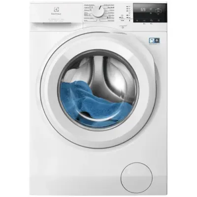 Masina de spalat rufe cu uscator Electrolux Ecoline EW7W2481E, 8 kg spalare, 5 kg uscare, 1400 RPM, LCD, Clasa A/D, Motor Inverter, SteamCare+Sensicare, TimeManager (Alb)
