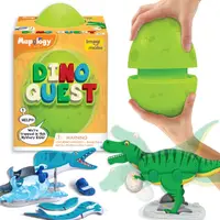 Joc de constructie - Ou de dinozaur - Verde