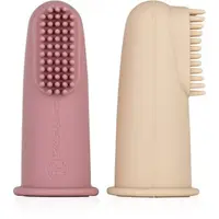 Petite&Mars Take&Match 0m+ periuta de dinti pentru deget pentru copii cu sac