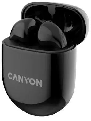 Căști wireless Canyon - TWS-6, negru