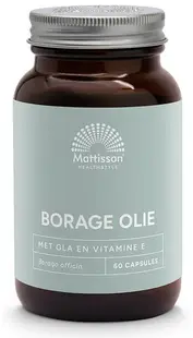 Borage Oil, 1000 mg, 60 capsule, Mattisson Healthstyle