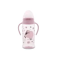 Biberon cu manere Lorelli My Friend 350 ml Mellow Rose