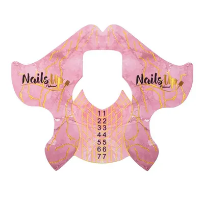Set NAILSUP Șabloane Profesionale Construcție Unghii, 500 buc