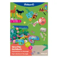 Carte pentru activitati creative stickere A4, motiv Jungle, 32 file, Pelikan