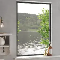 Gossi plasa de insecte pentru ferestre, antracit, 90x120 cm