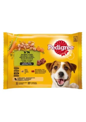 Pedigree Plic Adult Pui in Sos 4x100 g