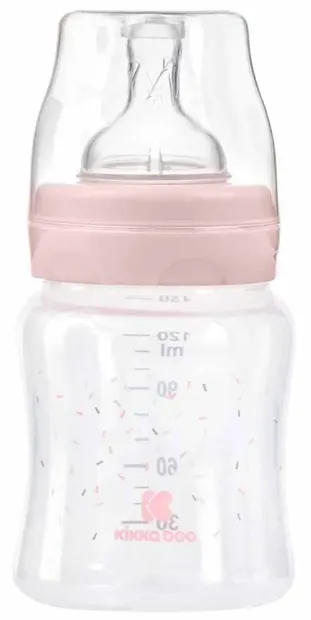 Biberon KikkaBoo Hippo Dreams - PP, 120 ml, roz