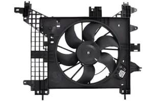 Ventilator radiator (cu carcasa) potrivit DACIA DUSTER, DUSTER SUV 1.6 1.6ALK 1.6LPG 04.10