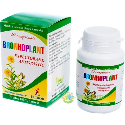 Bronhoplant (Expectorant, Antispastic) 40cpr