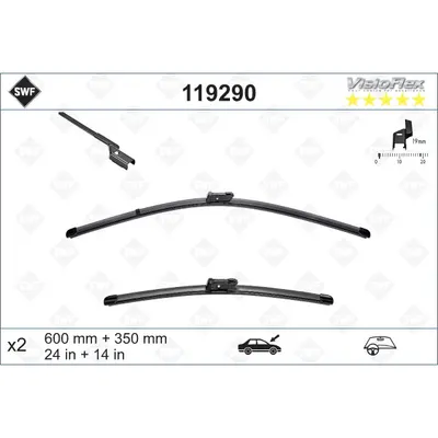 Lamela stergator SWF 119290