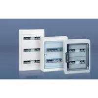 Cofret cu montaj aparent Nedbox - 2x12+2 module - capac frontal - fixat prin clipsare