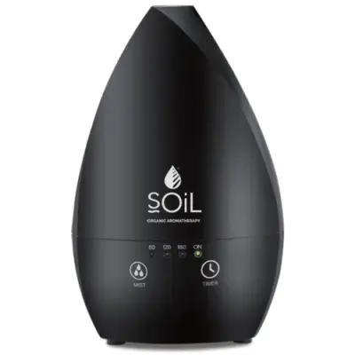 Difuzor Aromaterapie Ultrasonic Negru 2 în 1 | SOiL