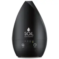 Difuzor Aromaterapie Ultrasonic Negru 2 în 1 | SOiL