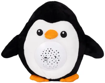 Jucărie de pluș cu proiector Chipolino - Pinguin, mic