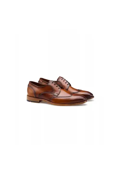 Pantofi derby Nobel 140 - piele - Maro