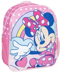 3D Ghiozdan de grădiniță Cerda Minnie - Roz cu puncte albe