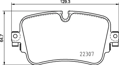 Set placute frana Spate (cu suruburi de ghidare a etrierului de frana), potrivit AUDI A6 ALLROAD C8, A6 C8, A7, A8 D4, A8 D5, E-TRON, Q7, Q8; LAMBORGHINI URUS; VW TOUAREG 2.0-Electric 01.15