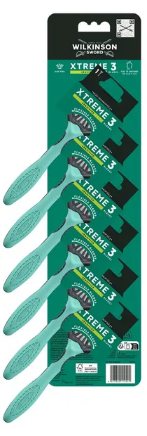 Wilkinson Sword Xtreme3 Aparat de ras pentru barbati Comfort Sensitive, 6 buc.