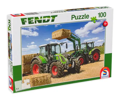 Puzzle Schmidt din 100 de piese - Activitate de tractor